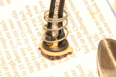 Insulator finished and ready to go in socket.